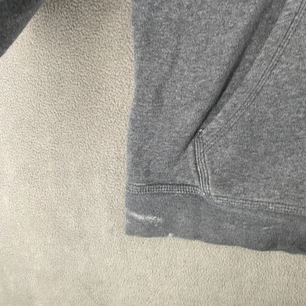 Nike Mens Swoosh Pullover Hoodie Charcoal Grey Fleece Sweatshirt Medium